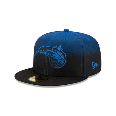 Orlando Magic Gorra | New Era NBA Back Half 59fifty Fitted Cap Mexico - Negros